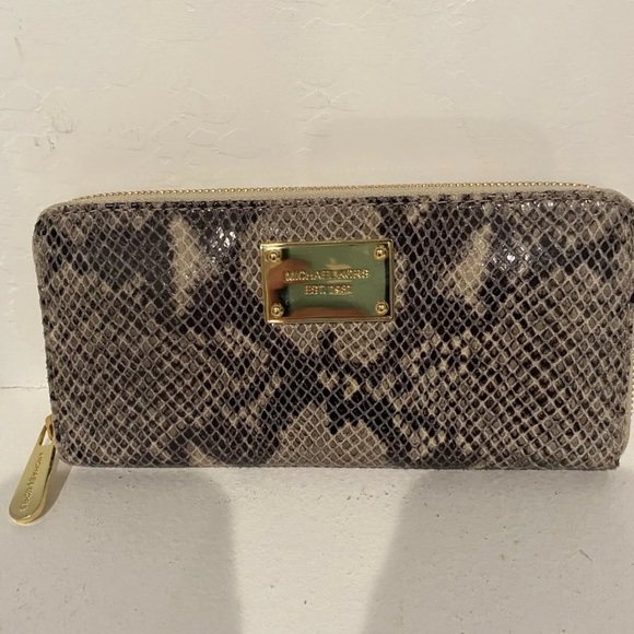 Michael KORS Phyton bag and matching wallet - Picture 4 of 7